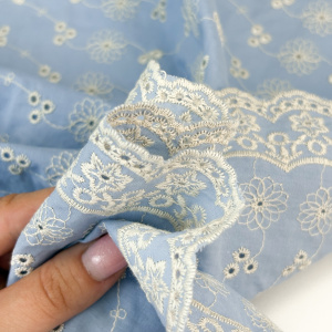 Шитье цвет небесной пудры