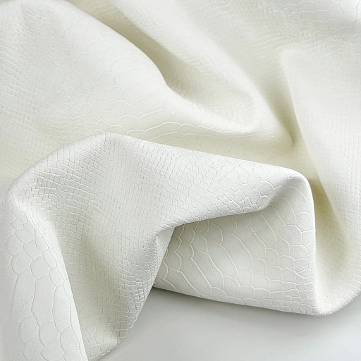 картинка Эко-кожа "Питон" белая от интернет магазина