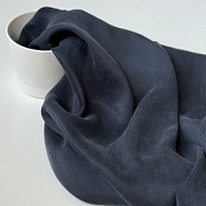 Ткань плательная "Мраморный синий"