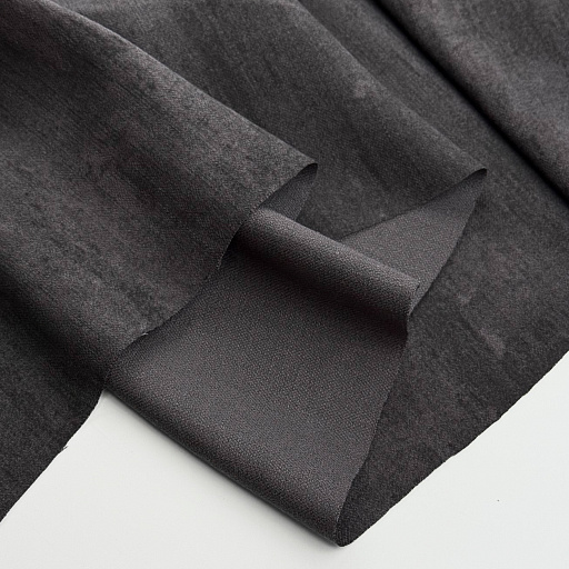 картинка Ткань плательно-костюмная «Крафт» цвет графит от интернет магазина