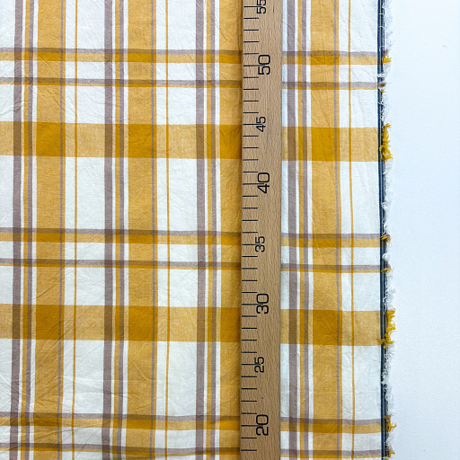 картинка Сорочечная "Клетка" желтая от интернет магазина