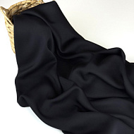 Шелк вискозный цвет черный