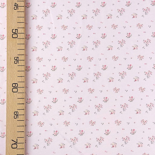 картинка Ткань плательная "Розочки" розовые от интернет магазина