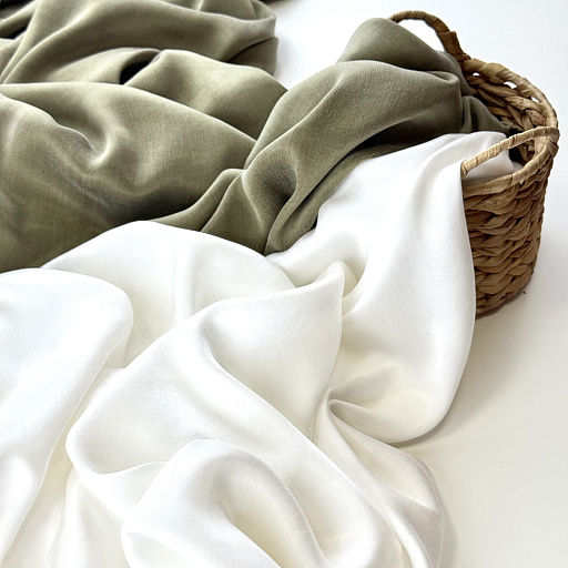 картинка Ткань плательная "Мраморный белый" от интернет магазина