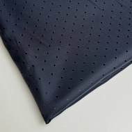 Подкладка жаккардовая "Точки" черный