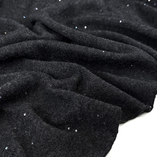 картинка Трикотаж Пайетка серый от интернет магазина