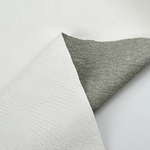 картинка Эко-кожа "Питон" белая от интернет магазина