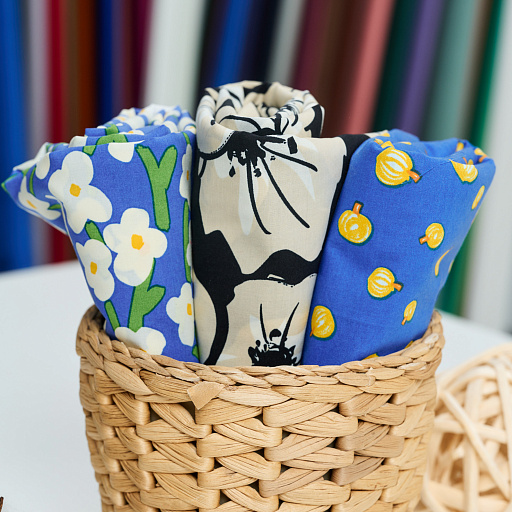 картинка Поплин "Физалис" от интернет магазина