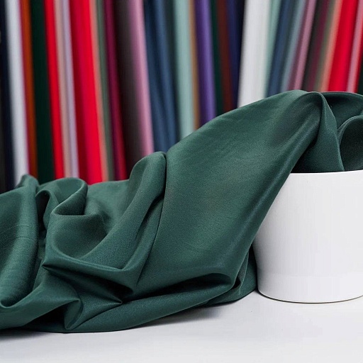 картинка Ткань плательная "Беллини" цвет темно-зеленый от интернет магазина