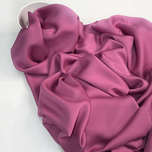 картинка Шелк вискозный цвет Лиловая Роза от интернет магазина