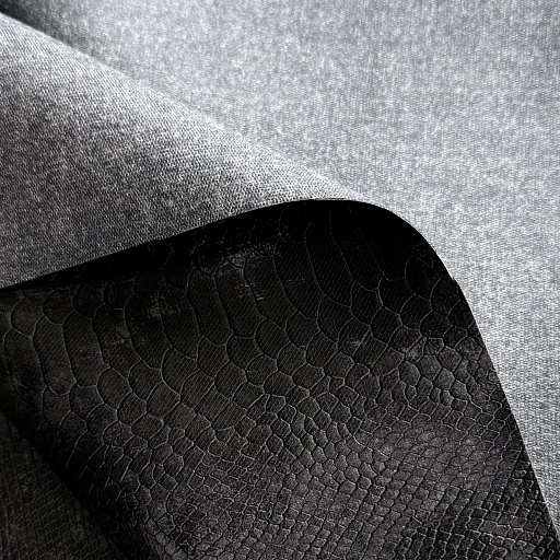 картинка Эко-кожа "Питон" черная от интернет магазина