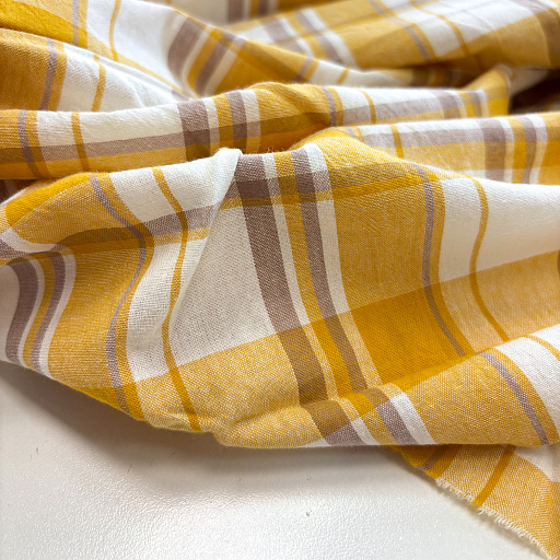 картинка Сорочечная "Клетка" желтая от интернет магазина