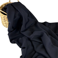 Шелк вискозный цвет черный