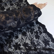 Трикотаж "МаргОритка" цвет черный