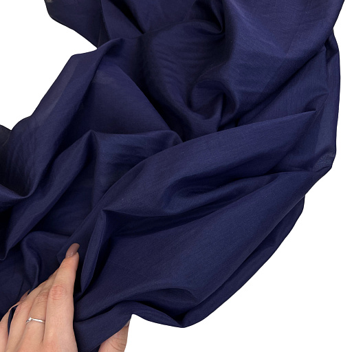 картинка Батист однотонный ТЕМНО СИНИЙ от интернет магазина