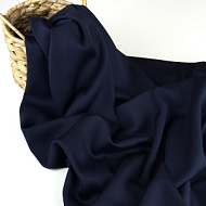 Шелк вискозный цвет темно-синий