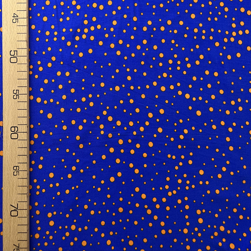 картинка Ткань плательная "Конопушки" син от интернет магазина