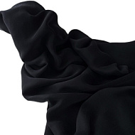 Ткань плательная "Мраморный черный"