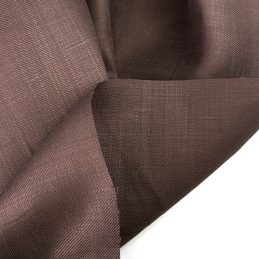 картинка Ткань плательная "Тенсел-лен" цвет коричневый от интернет магазина