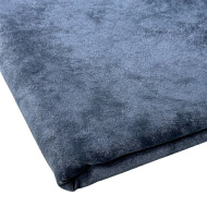 Эко-кожа с эффектом замши темно-синяя матовая