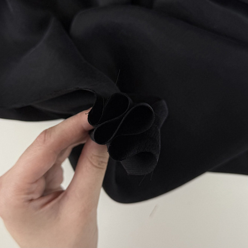 картинка Ткань плательная "Мраморный черный" от интернет магазина