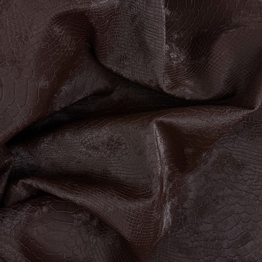 картинка Эко-кожа "Питон" коричневая от интернет магазина