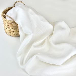 Ткань плательная "Тенсел-лен" цвет айвори