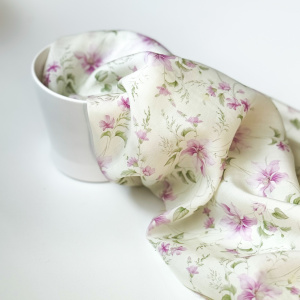 Ткань плательная "Полли" цвет роз