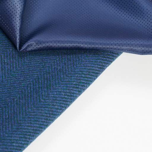 картинка Ткань пальтовая двусторонняя синяя от интернет магазина