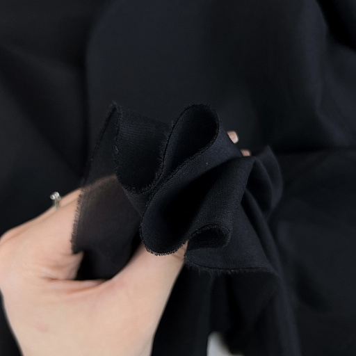 картинка Батист однотонный ЧЕРНЫЙ от интернет магазина