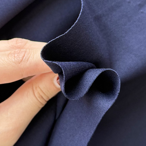 картинка Трикотаж-джерси темно СИНИЙ 380 г\м2 от интернет магазина