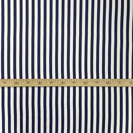 картинка Вискозный шелк "Полоска"синяя от интернет магазина