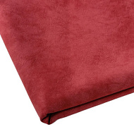 Эко-кожа с эффектом замши бордо матовая