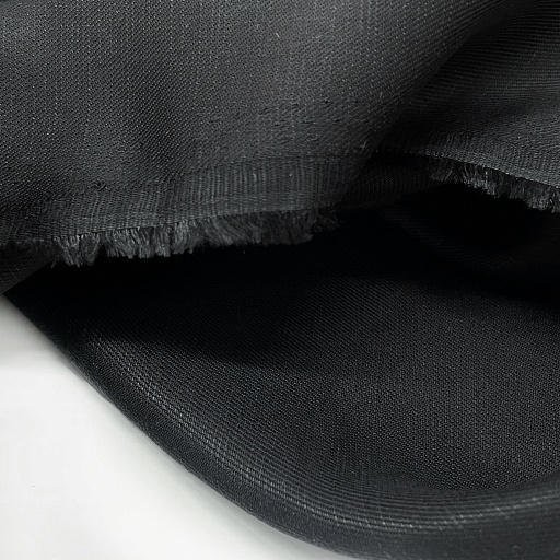 картинка Лен+вискоза, цвет черный от интернет магазина