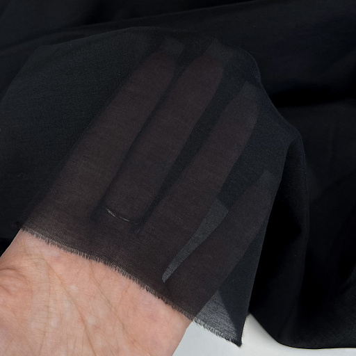 картинка Батист однотонный ЧЕРНЫЙ от интернет магазина