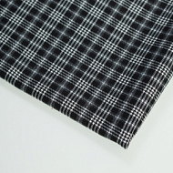 Ткань костюмная клетка чб