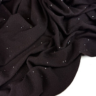 Трикотаж Пайетка коричневый