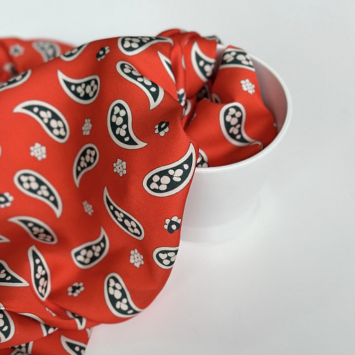 картинка Вискозный шелк "Виста" оранж от интернет магазина