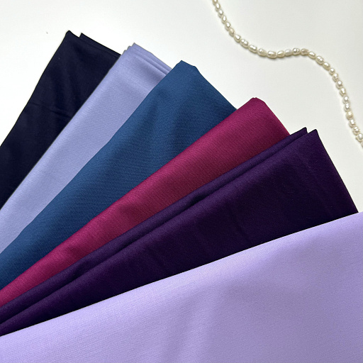 картинка Бамбук - сатин цвет темно-синий от интернет магазина