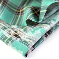 Клетка фуле с мраморным эффектом  зеленая