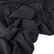 Трикотаж Пайетка серый