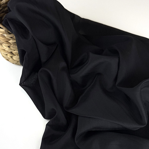 картинка Шифон однотонный черный от интернет магазина