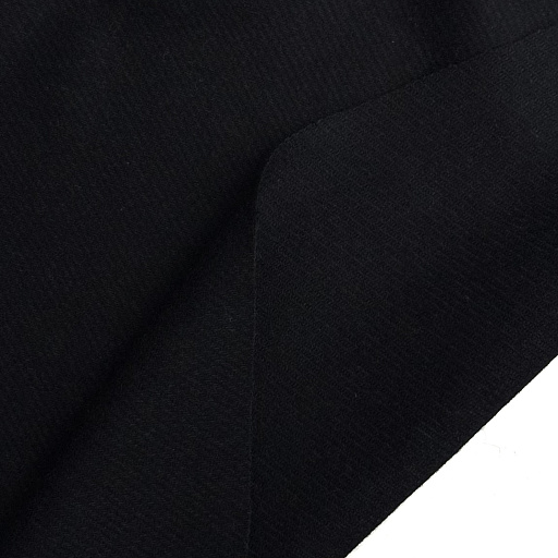 картинка Ткань костюмно-пальтовая цвет черный от интернет магазина