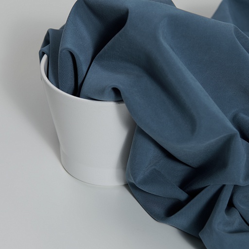 картинка Ткань плательная "Дайкири" цвет синий пыльный от интернет магазина
