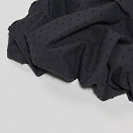 Батист "Мушка" черная