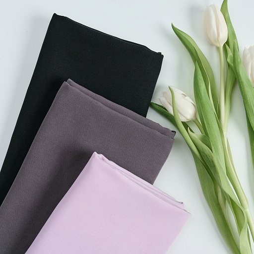 картинка Ткань плательная "Тенсел-лен" цвет лаванда от интернет магазина