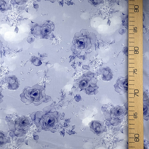 картинка Вискозный шелк «Нега» цвет фарфоровая лаванда от интернет магазина