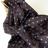 Шифон в горошек кор