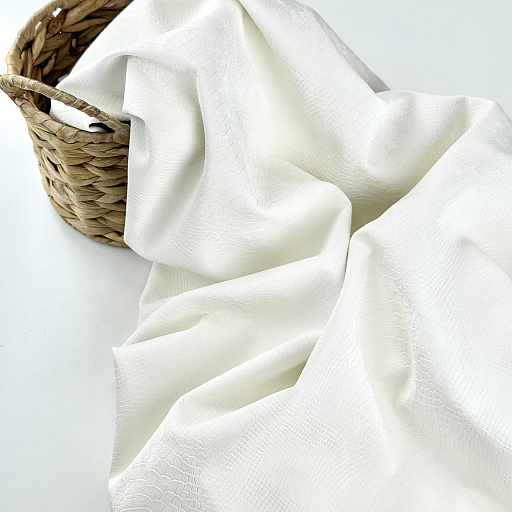 картинка Эко-кожа "Питон" белая от интернет магазина