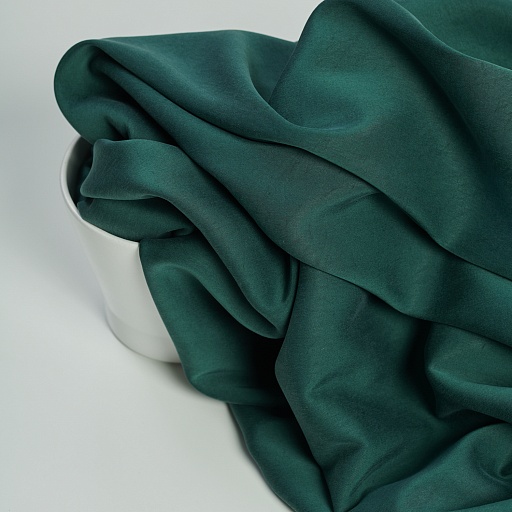 картинка Ткань плательно-костюмная "Тенсел+купра" цвет зеленый от интернет магазина